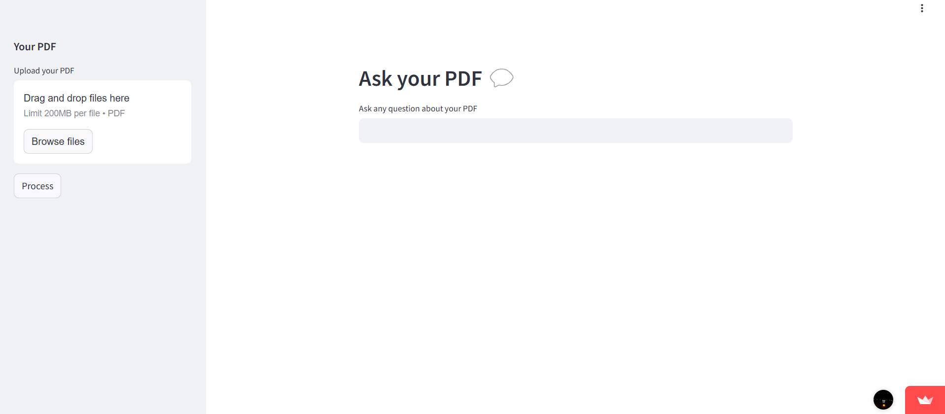 PDF Chat Application: Interactive PDF Chat with AI