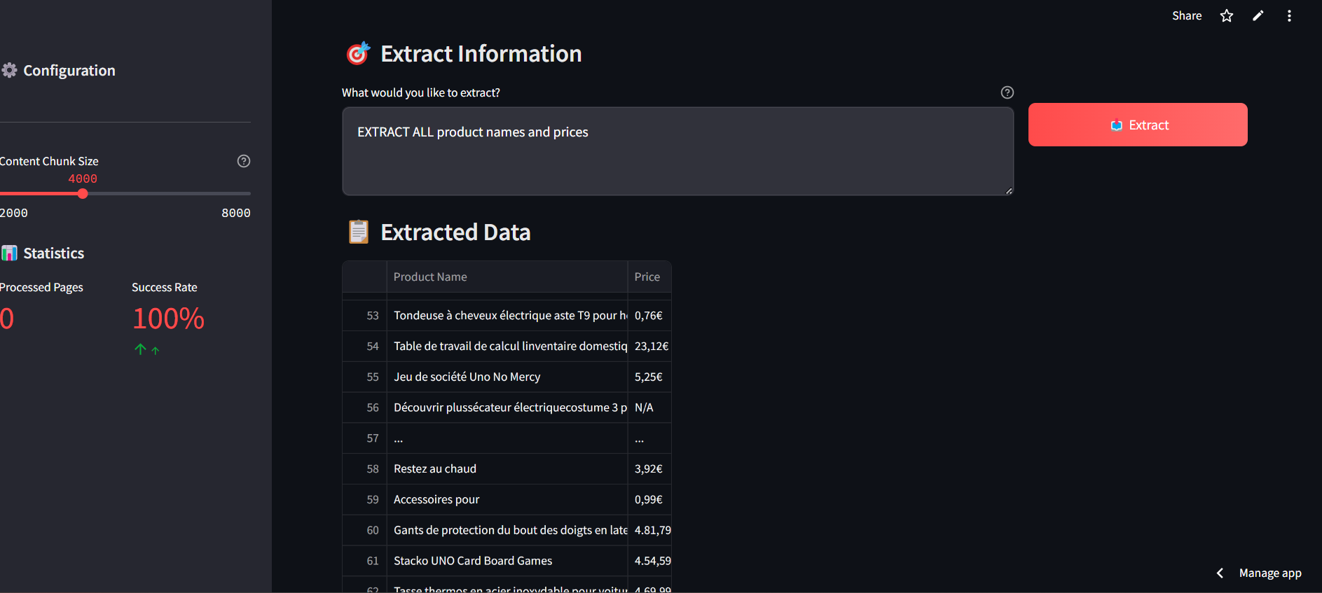 Advanced AI Web Scraper: Intelligent Data Extraction